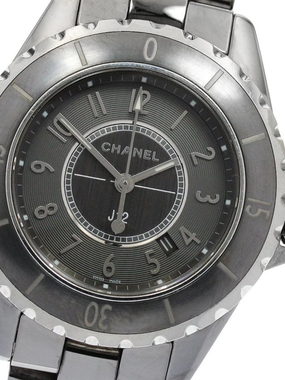 CHANEL J12 Chromatic H2978 Date gray Dial Quartz Ladies Watch_899198